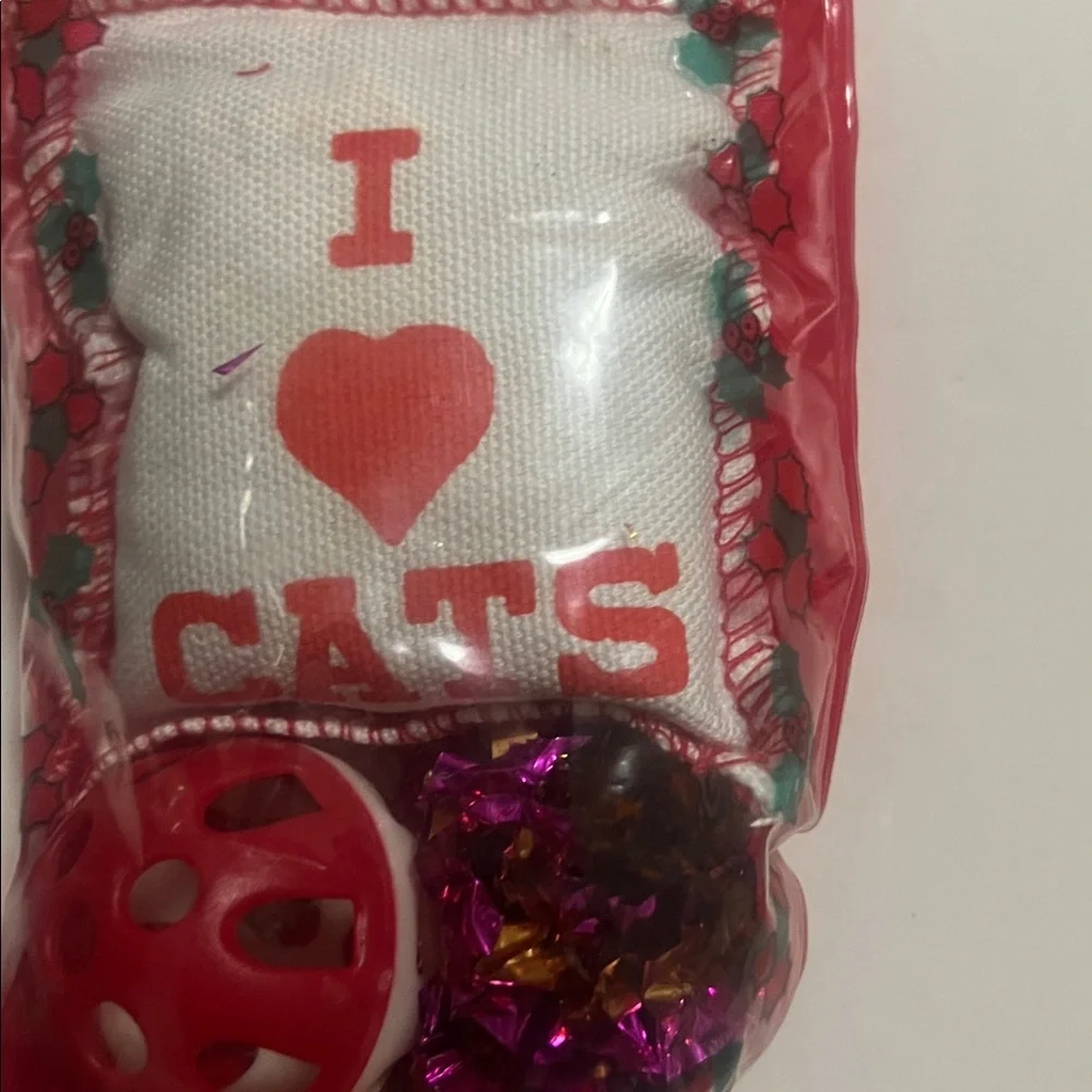 I Love‎ Cats Christmas Stocking Toy